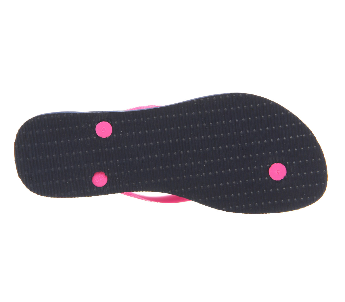 HavaianasSlim Logo Flip FlopNavy Pink