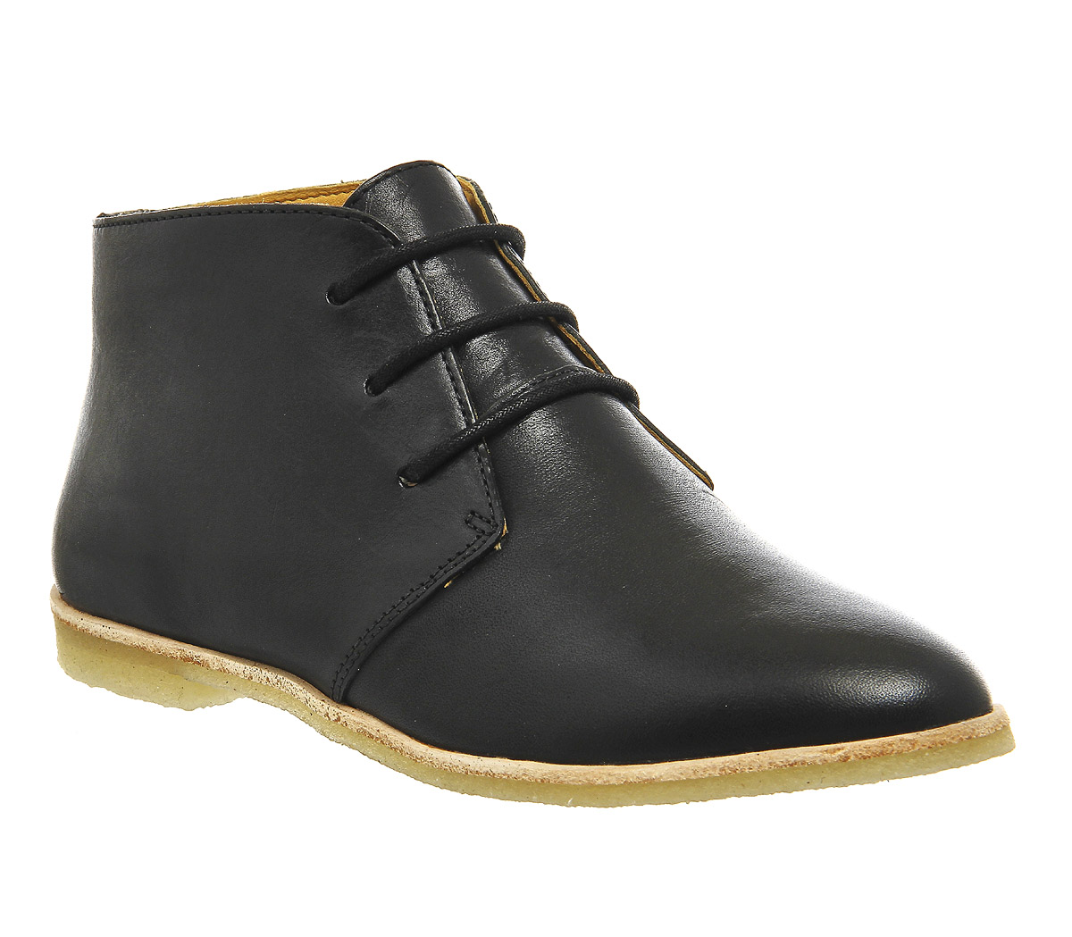 clarks originals phenia black leather desert boots