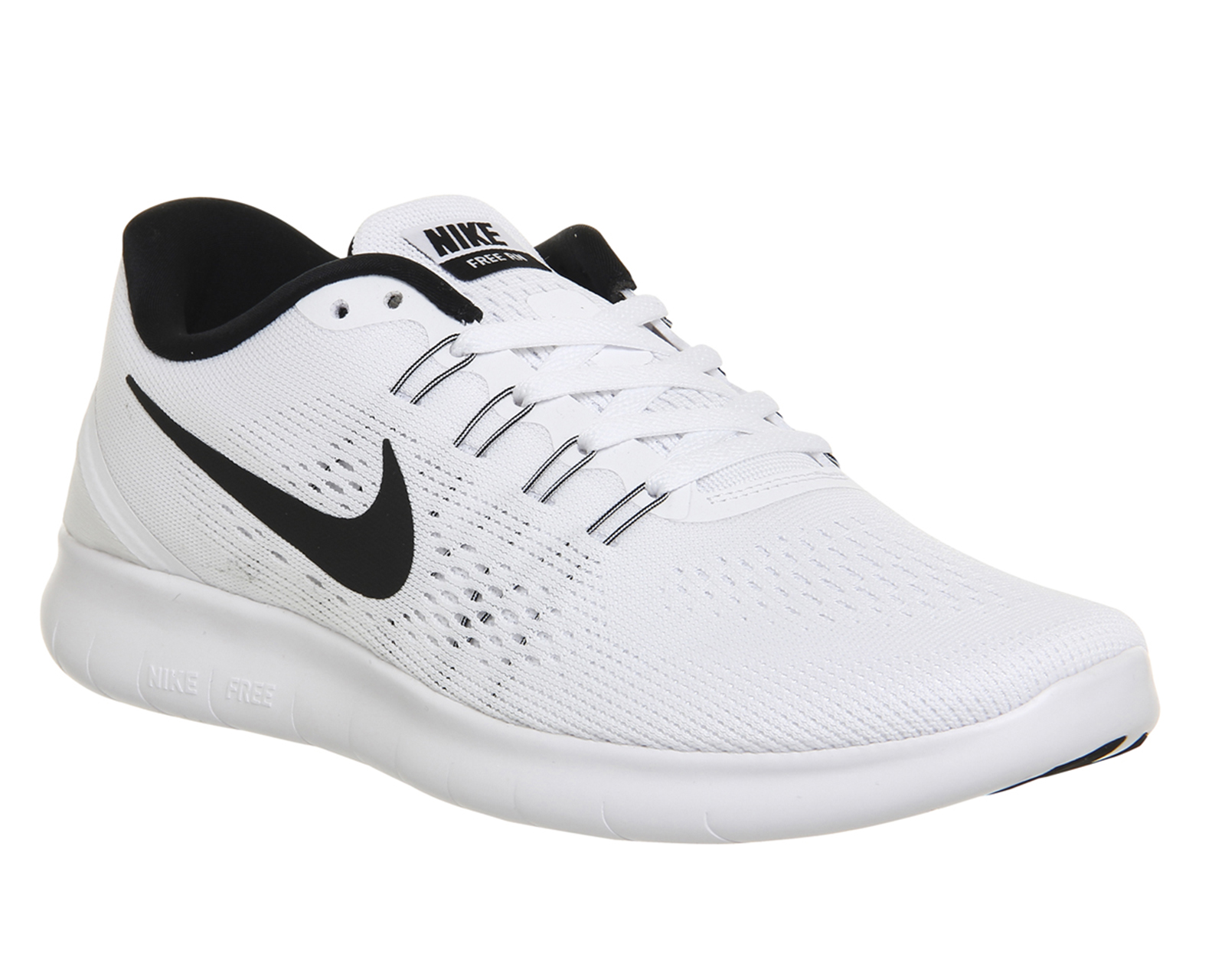 Nike Nike Free Run White Black Pure Platinum - Junior