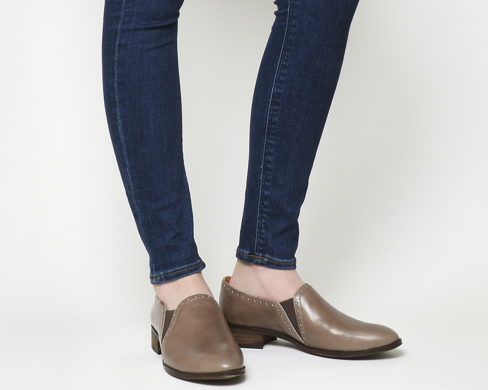 OFFICEPace Western ShoesTaupe Leather