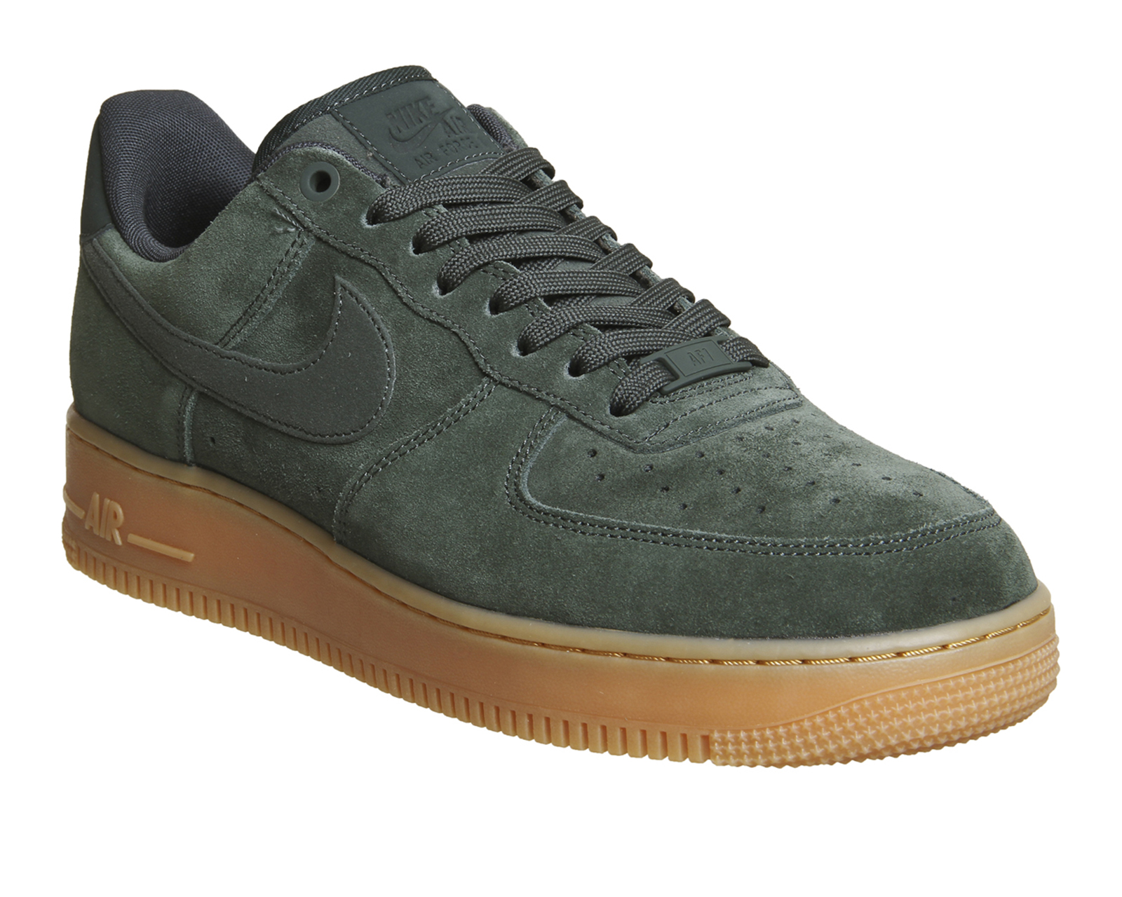 green and brown air force ones