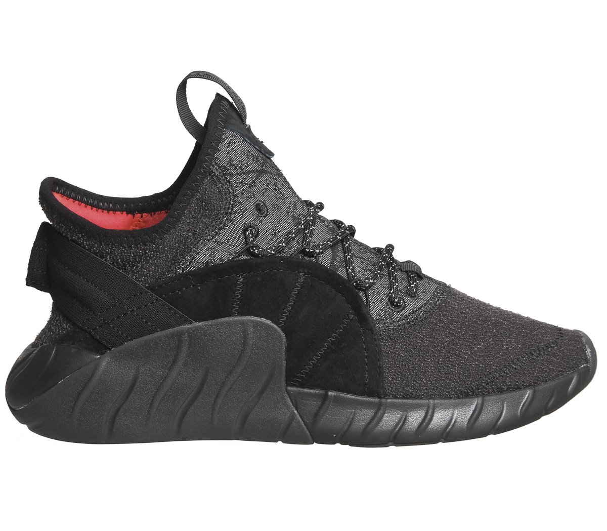 adidasTubular Rise TrainersBlack Mono Red