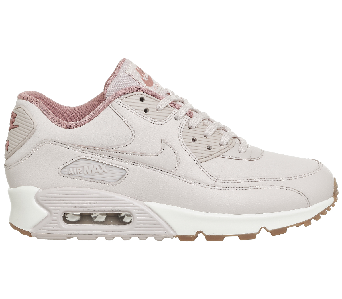 NikeAir Max 90 TrainersSilt Red Stardust Sail Leather