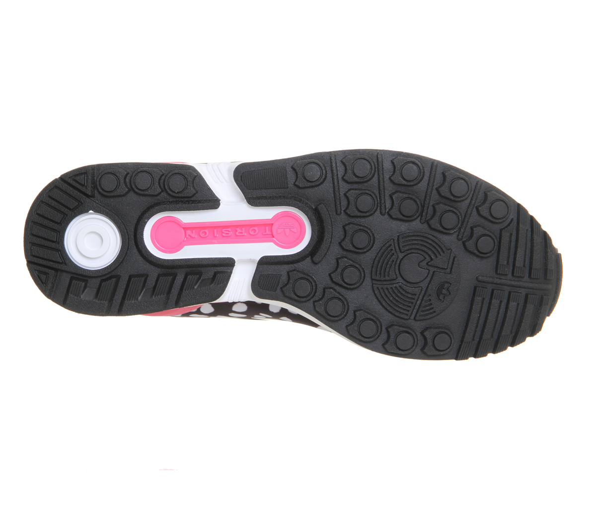 adidasZx FluxCore Black Solar Pink W