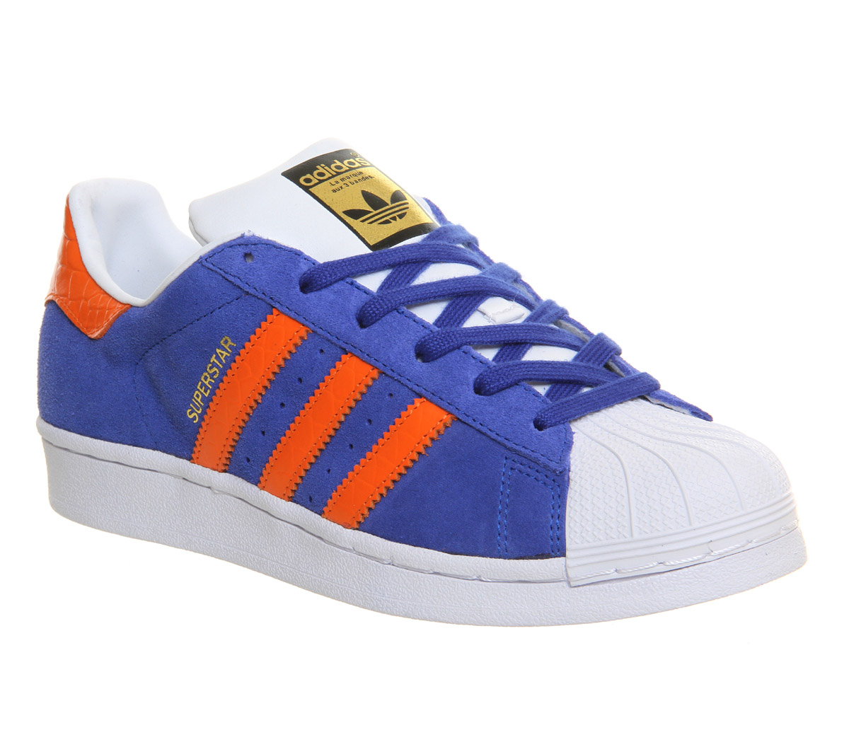 adidas blue orange trainers