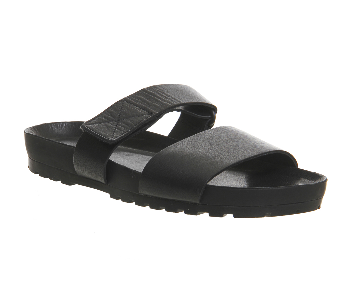 Vagabond Shoemakers Erie Slider Sandal Black Leather - Women’s Sandals