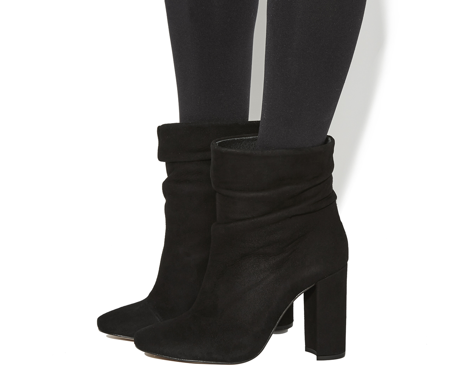 Office Infamous Slouch Boots Black 