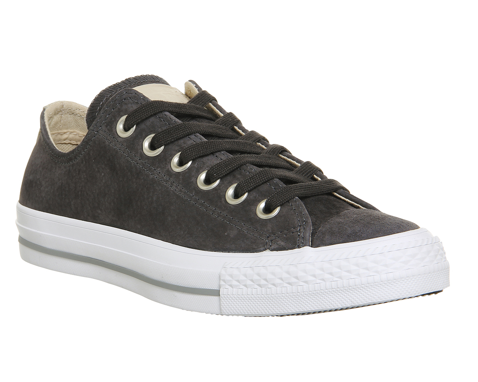ConverseConverse All Star Low TrainersAlmost Black Ivory Suede