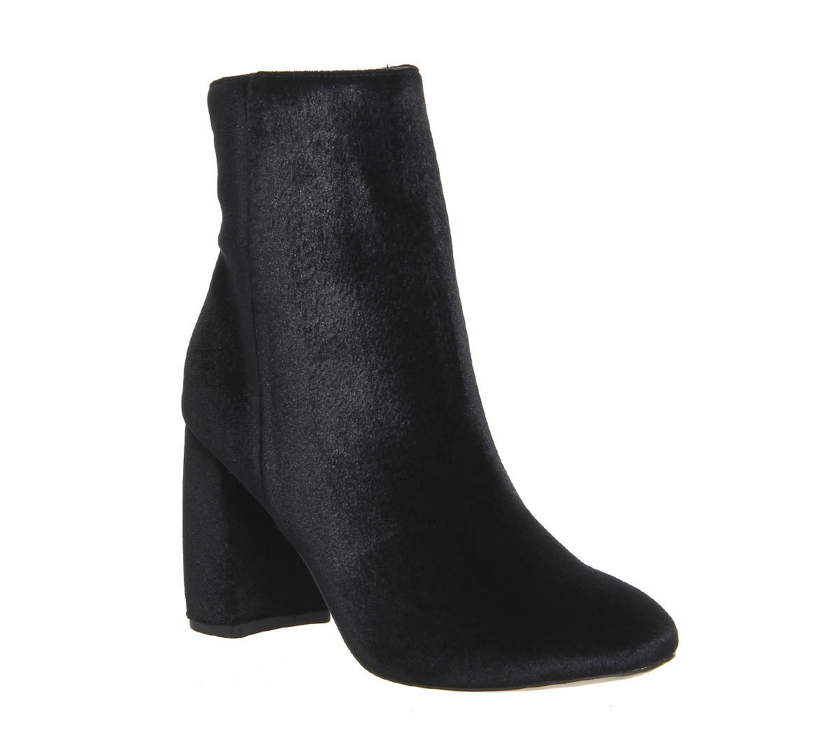 OFFICELiterally High Cut BootsBlack Velvet