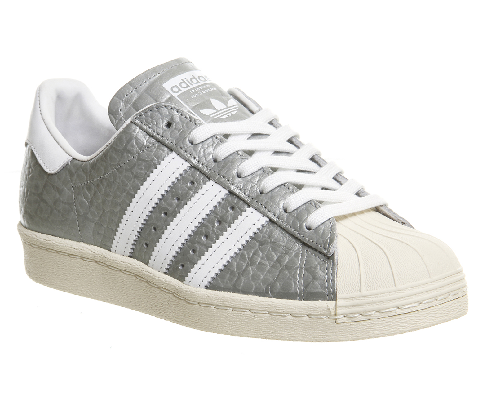 adidas Superstar 80s Metallic Silver Snake - Hers trainers
