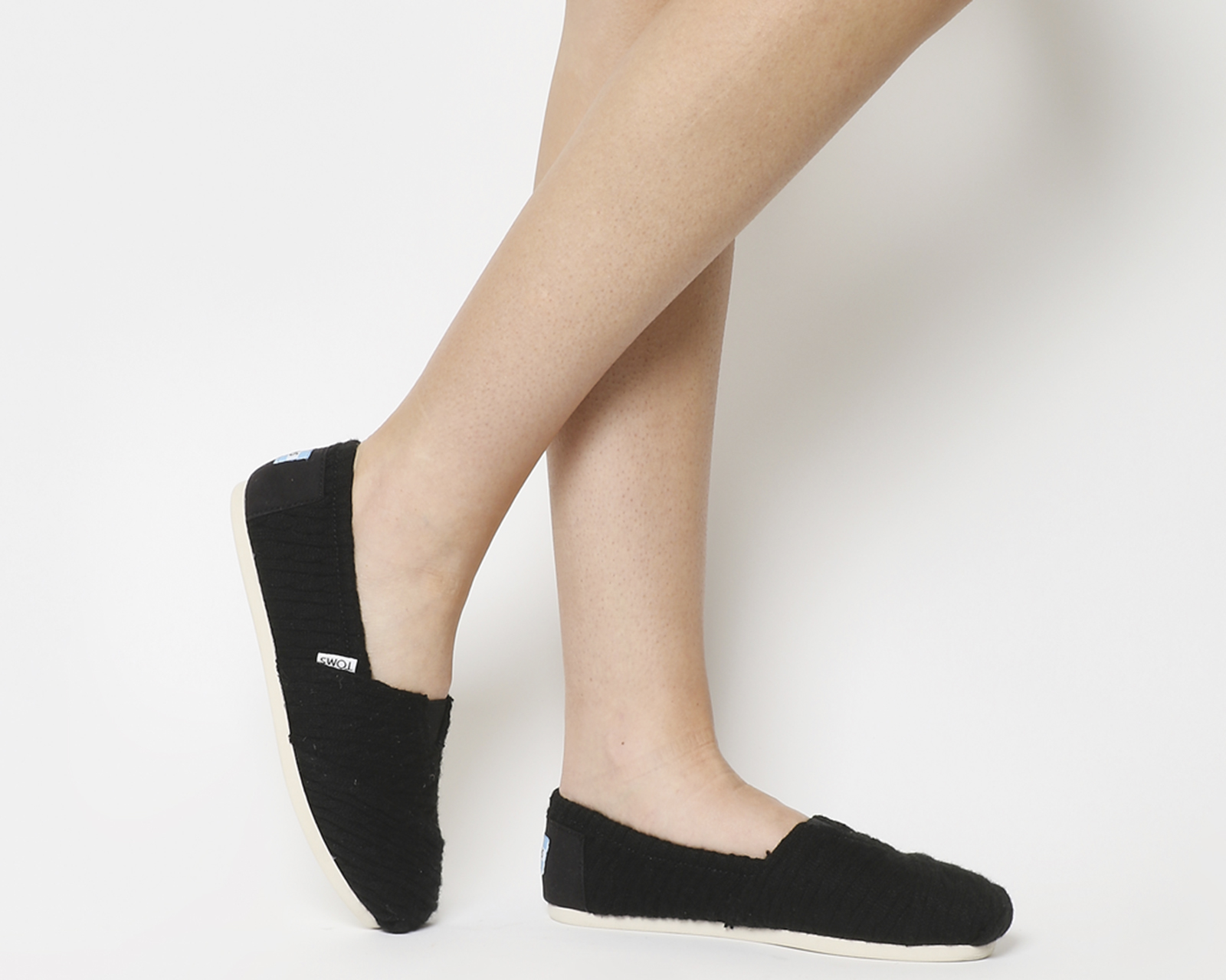 shearling slip on shoes