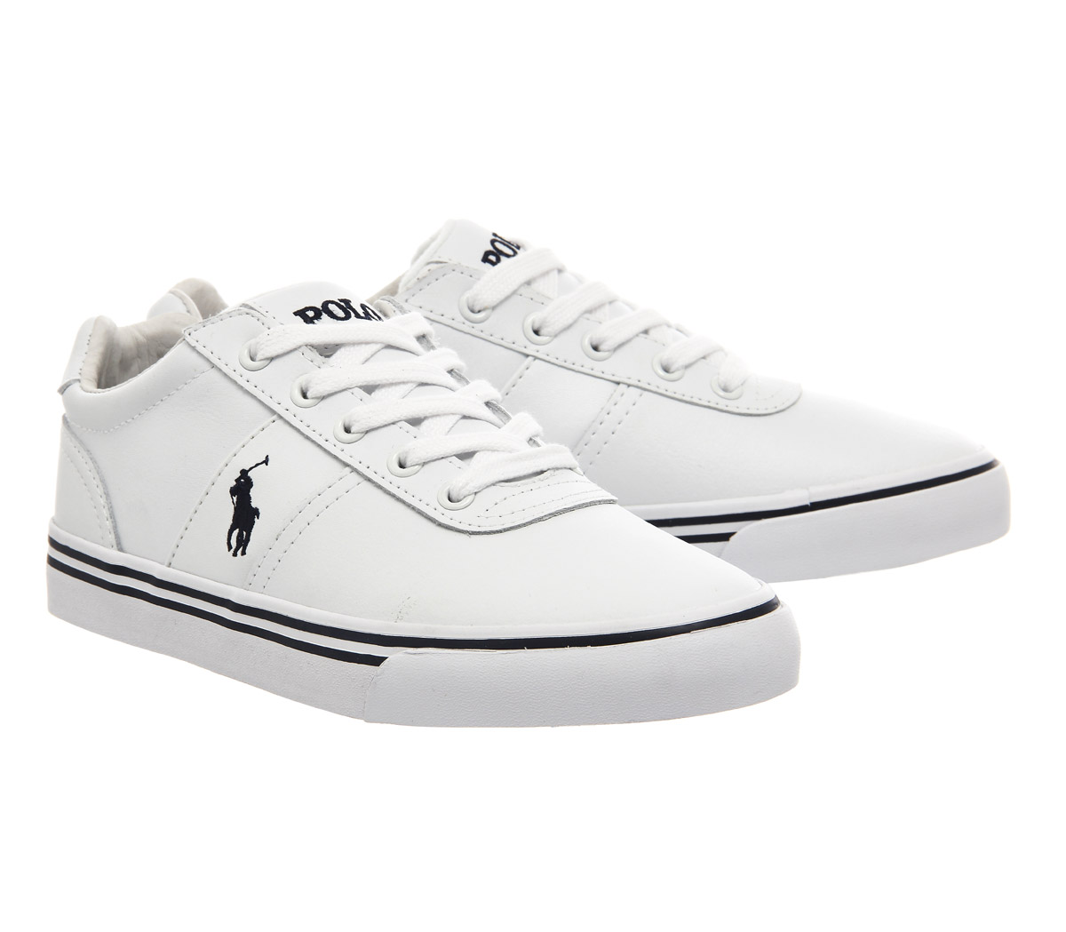 Ralph Lauren Hanford White Leather - His trainers