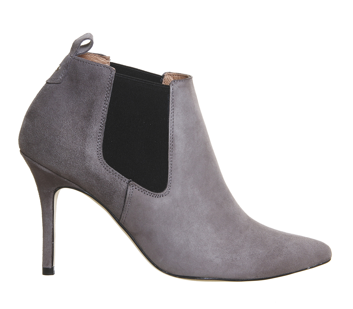 OFFICEIrresistible Point Shoe BootsGrey Suede