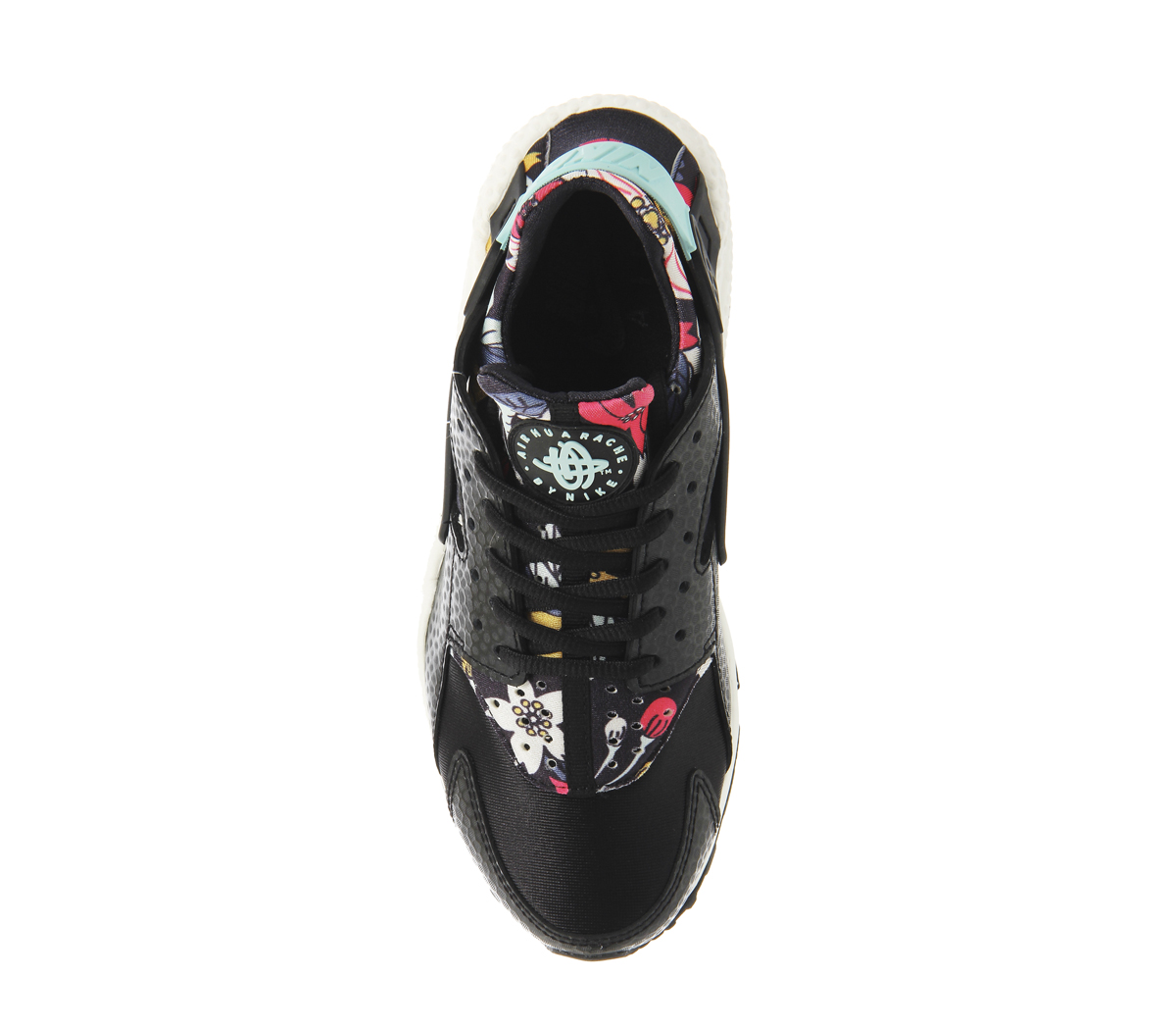 NikeAir HuaracheBlack Aloha Print W