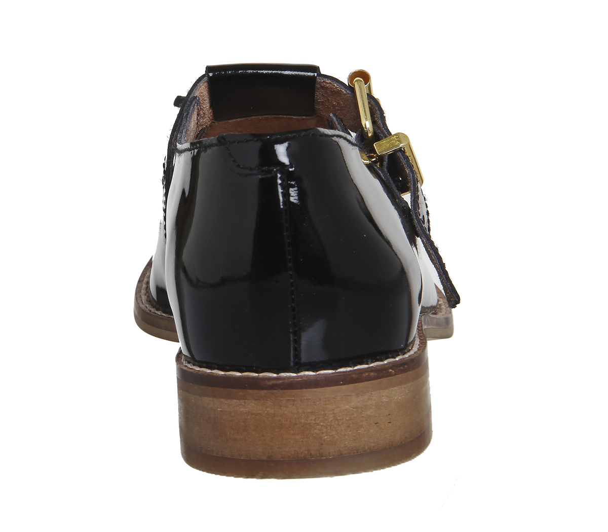 OFFICEDolly Tassel T BarBlack Patent Leather
