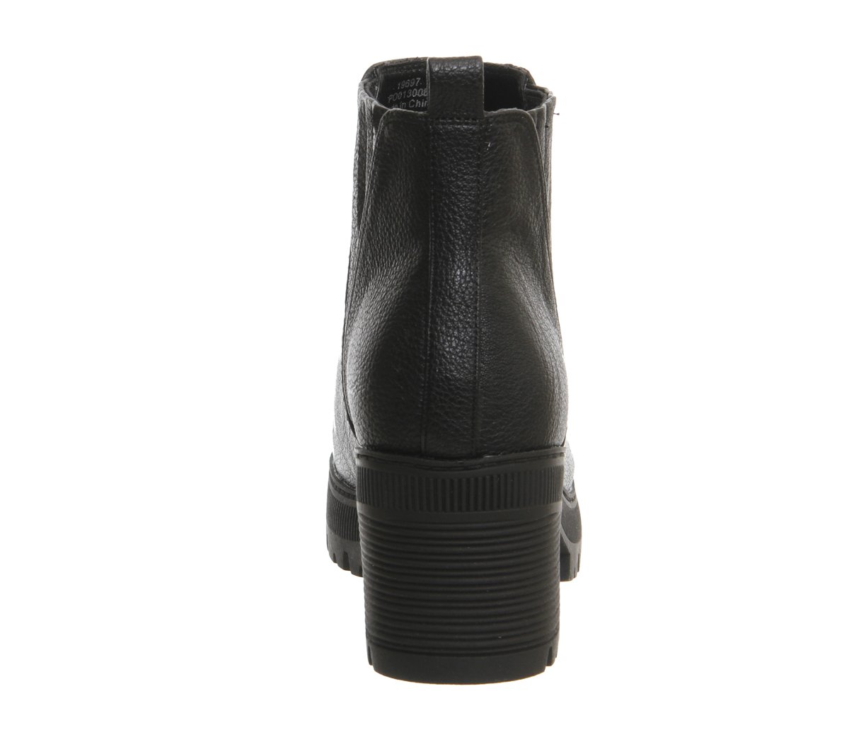 OFFICEFlunk Chunky Chelsea BootsBlack Tumbled