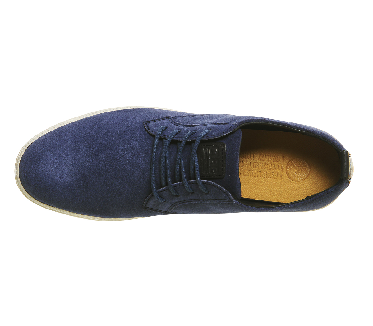 Clae Ellington Trainers Midnight Blue Suede - Men