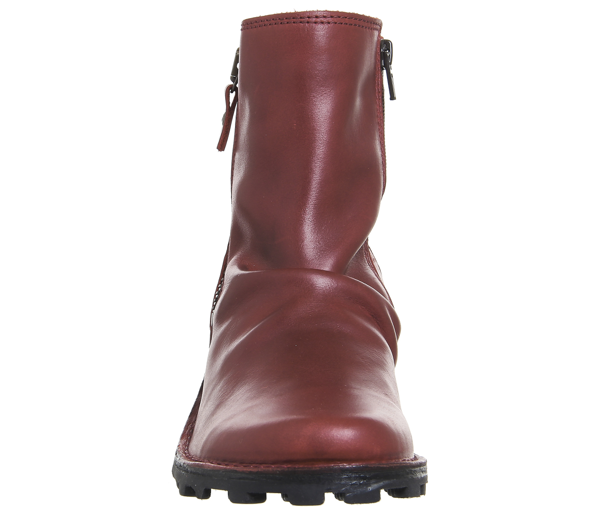 Fly LondonMon Zip BootRed Rug