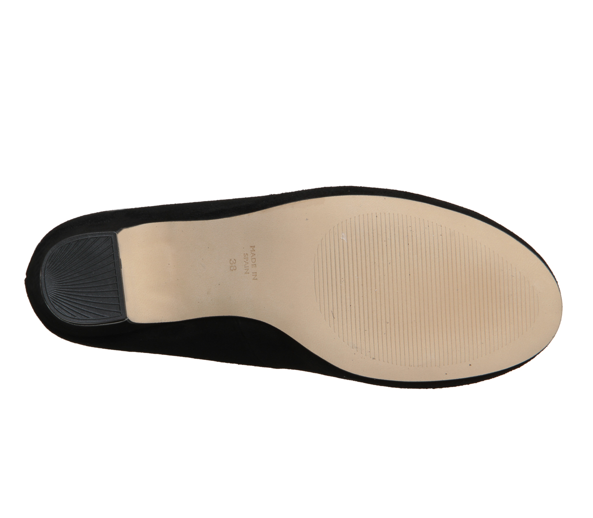 OFFICEWillow Round Toe Court ShoesBlack Suede