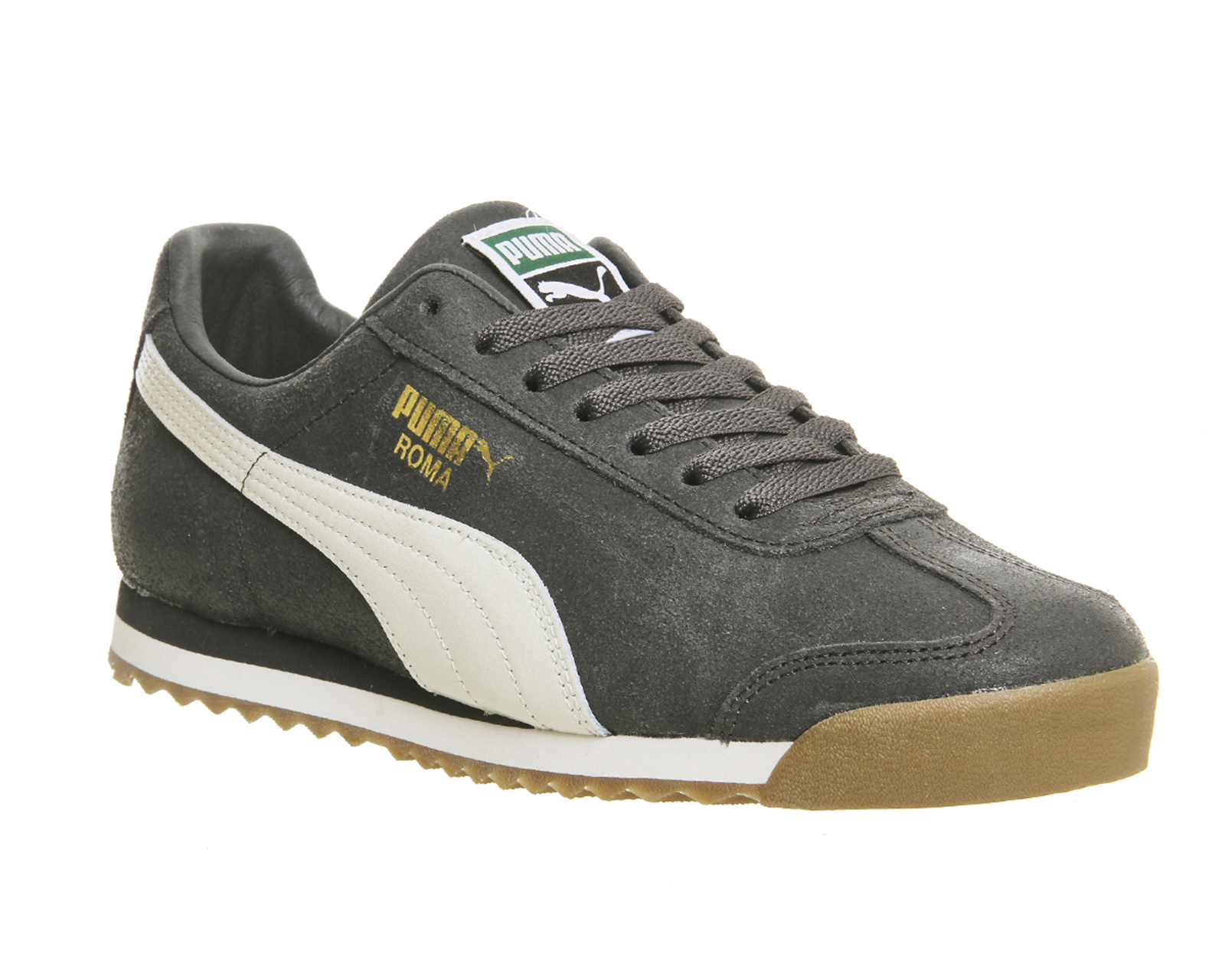 Puma Roma Distressed Charcoal Whisper White - His Exclusives