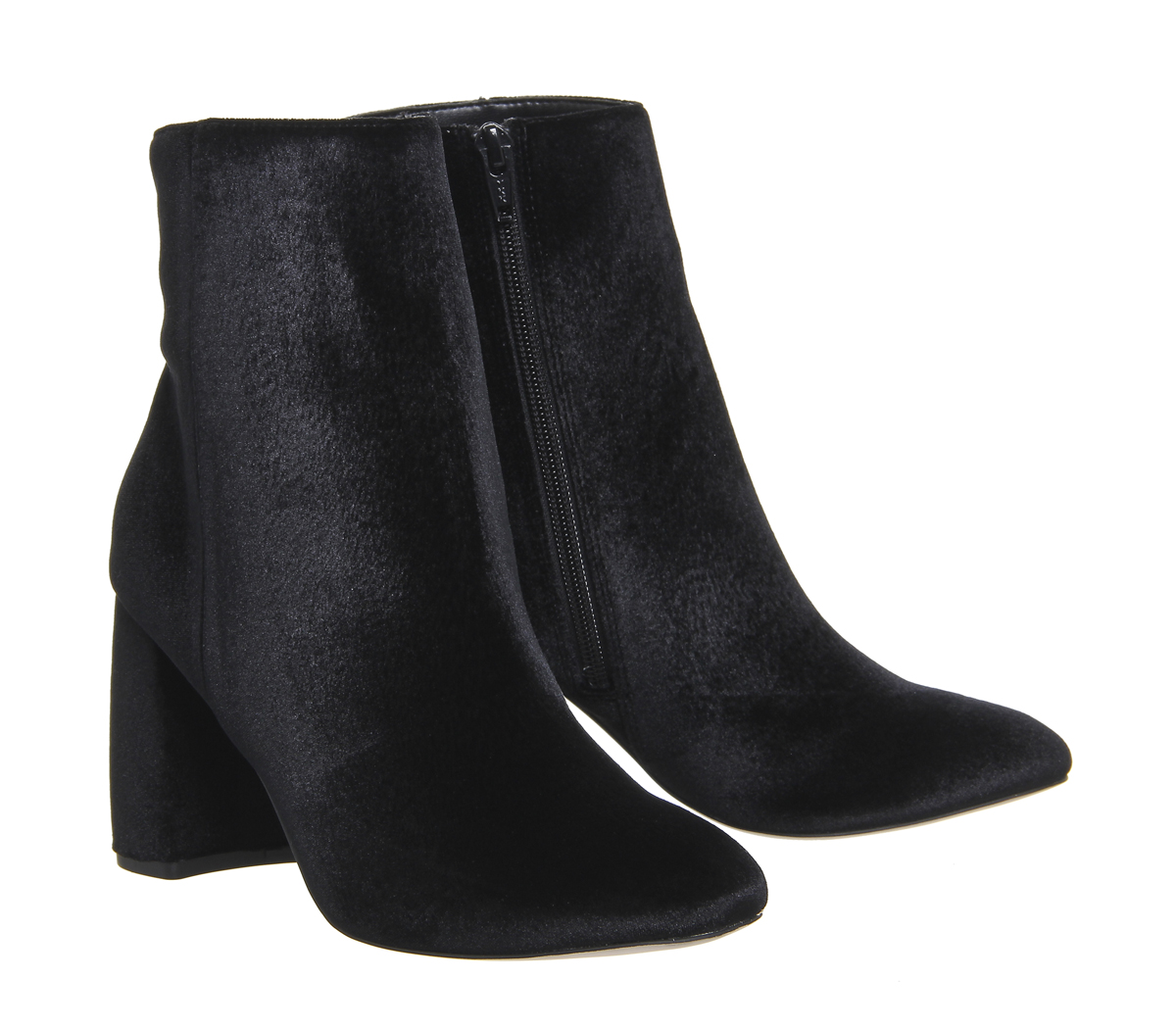 OFFICELiterally High Cut BootsBlack Velvet