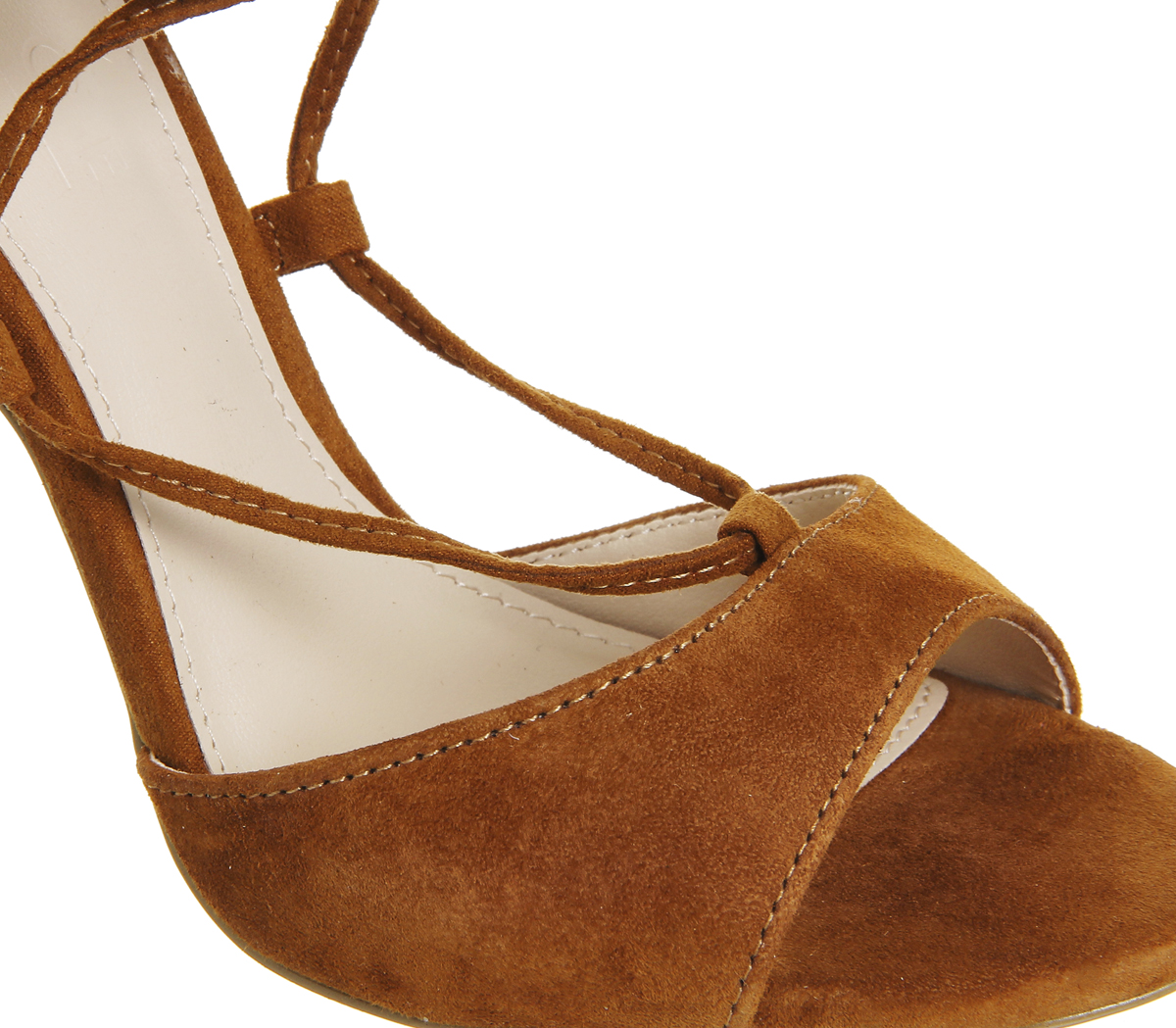 OFFICEAmber Fringe Cuff SandalTan Suede
