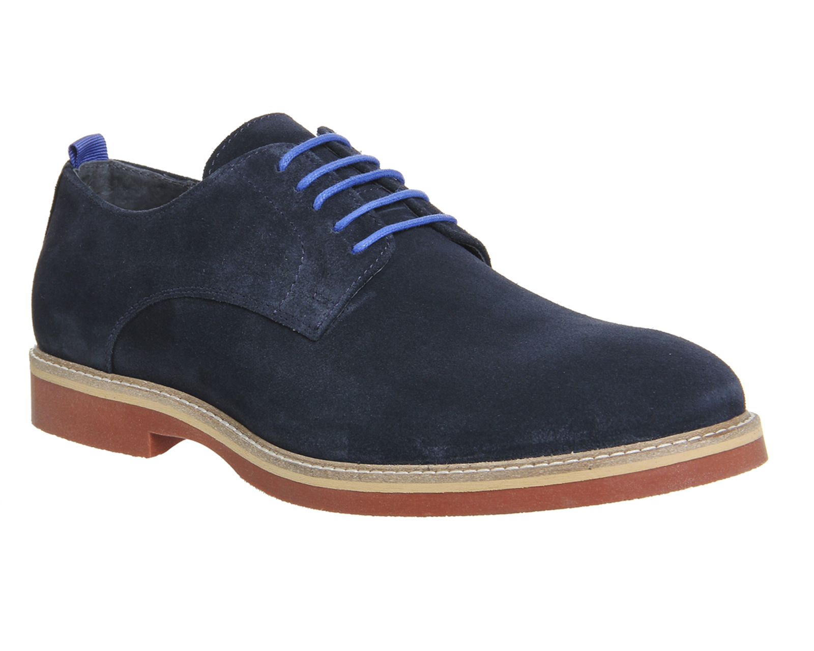 Ask the Missus Denver Derby Navy Suede - Men's Casual Shoes