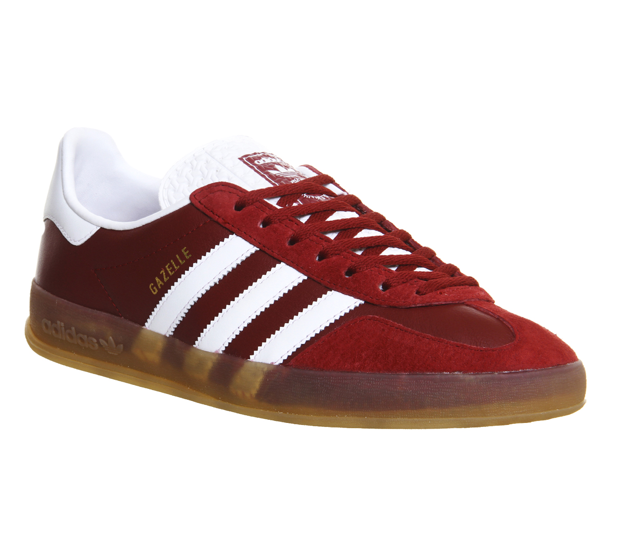 adidas gazelle white and red