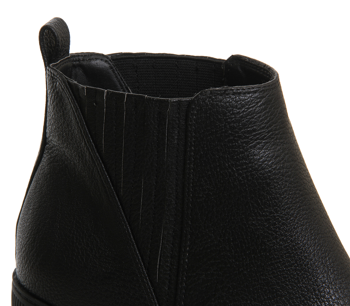 OFFICEFlunk Chunky Chelsea BootsBlack Tumbled