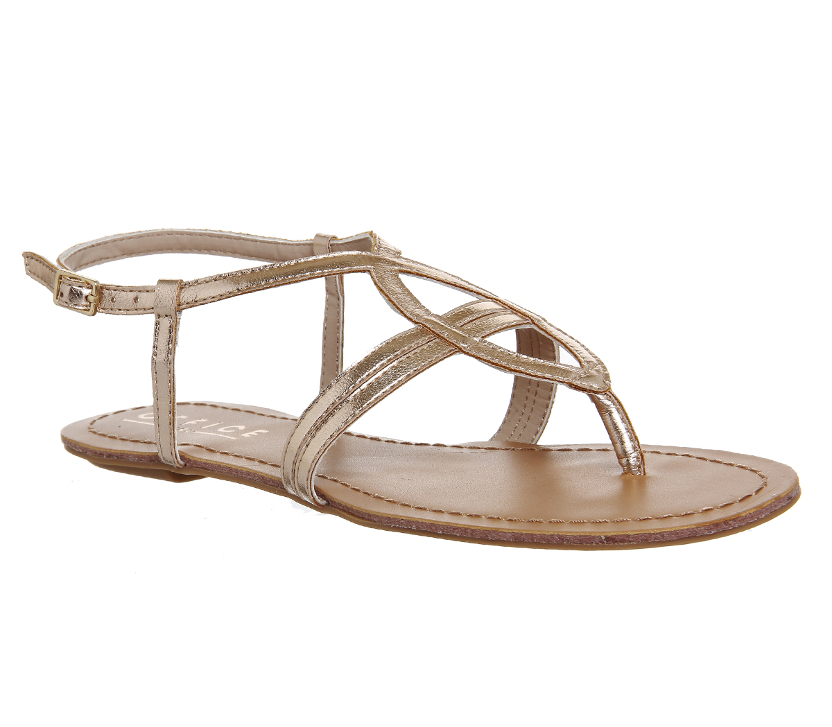 OFFICE Believe Strappy Sandals Rose Gold - Women’s Sandals