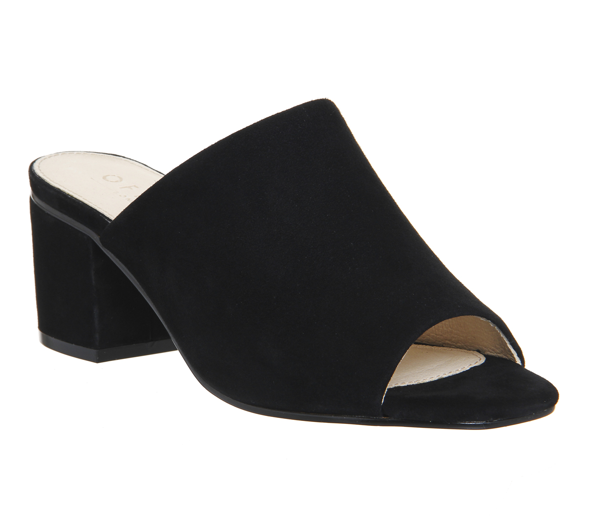 OFFICEMadness Block Heel MulesBlack Suede