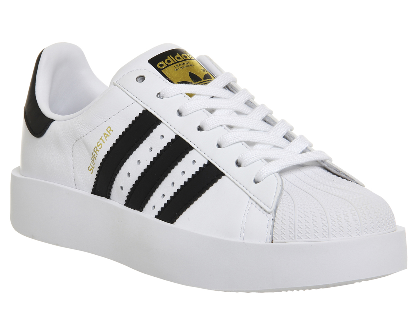 adidas Superstar Bold White Black - Hers trainers