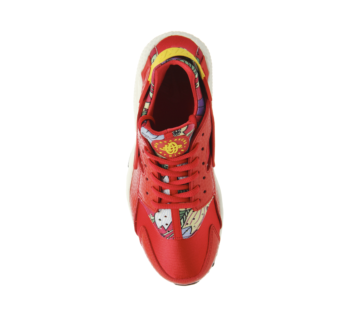 NikeAir HuaracheRed Aloha Print 