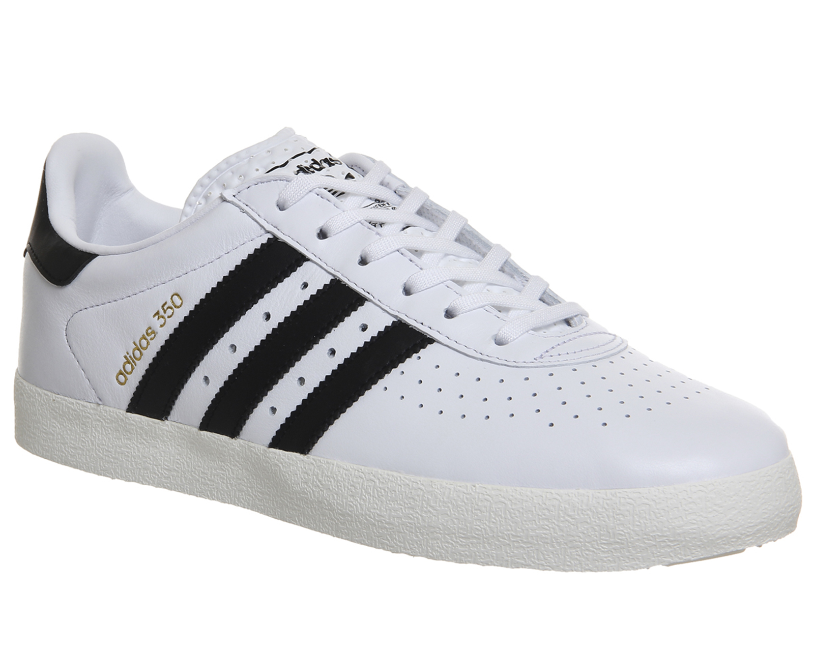 adidas Adidas 350 Trainers White Black 