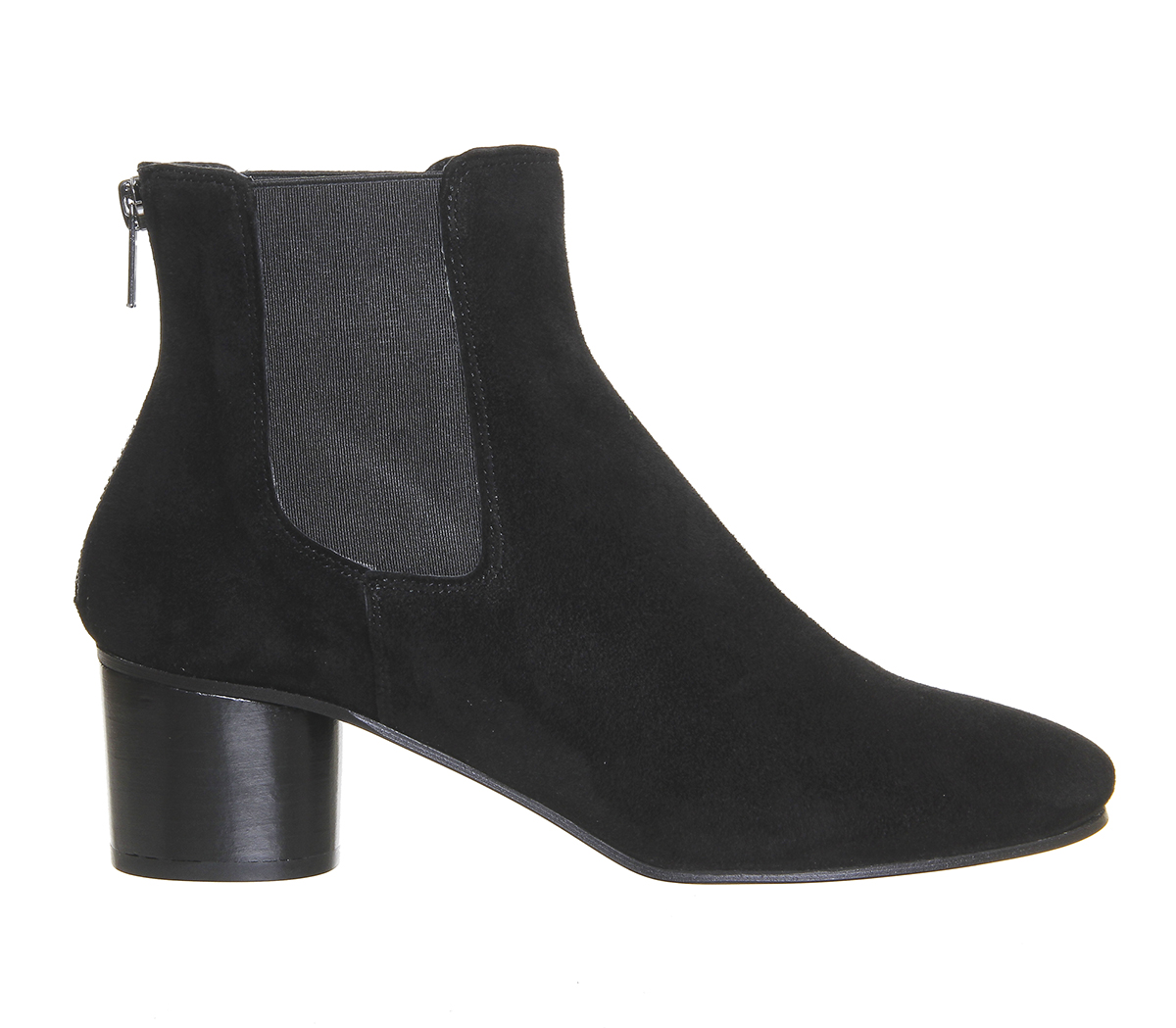 OFFICEIngot Back Zip Chelsea BootsBlack Suede