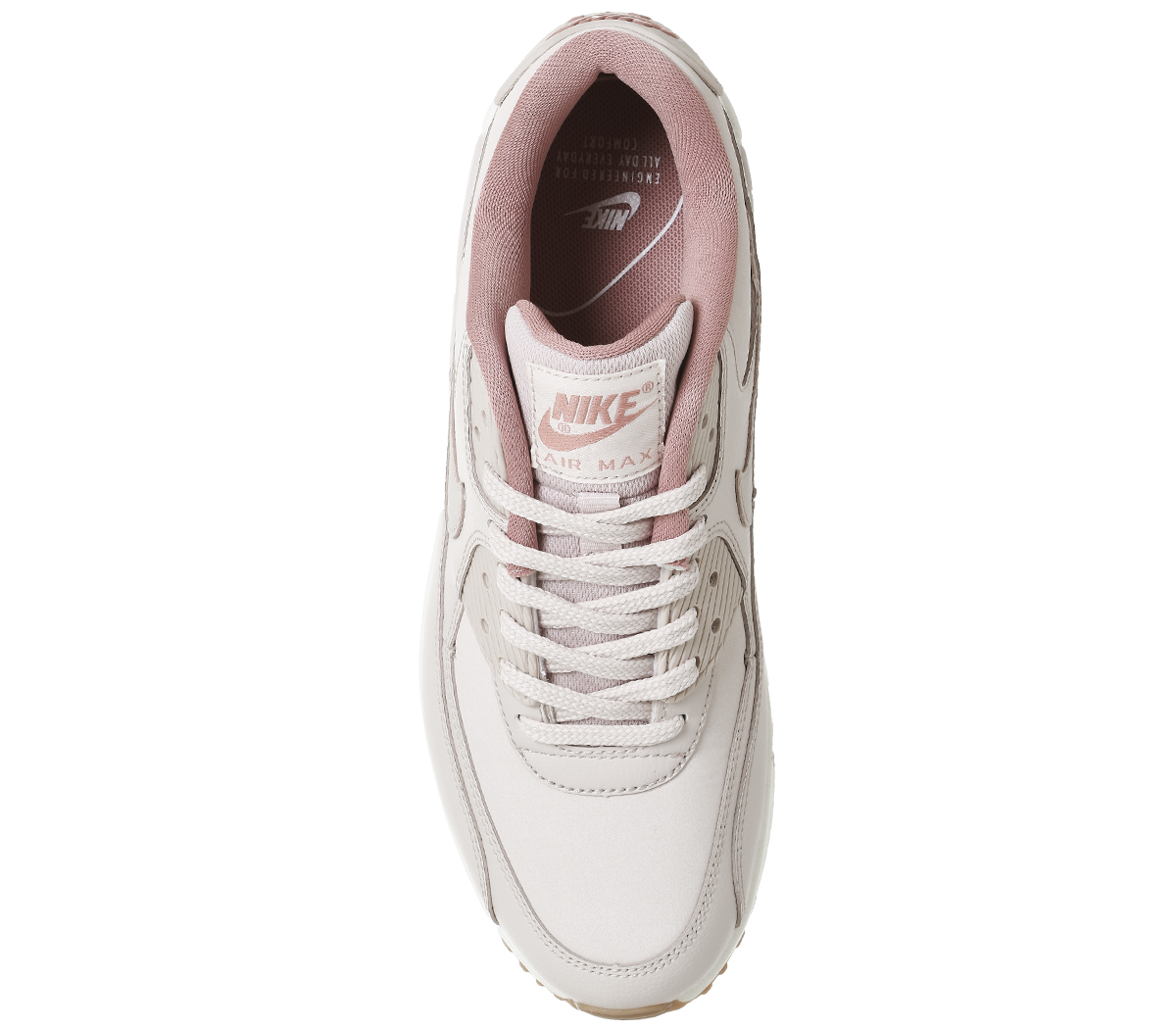 NikeAir Max 90 TrainersSilt Red Stardust Sail Leather