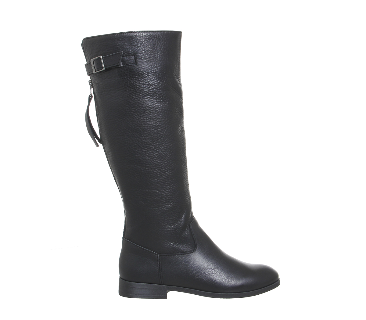 OFFICE Kinetic Knee Boots Black Leather - Knee High Boots