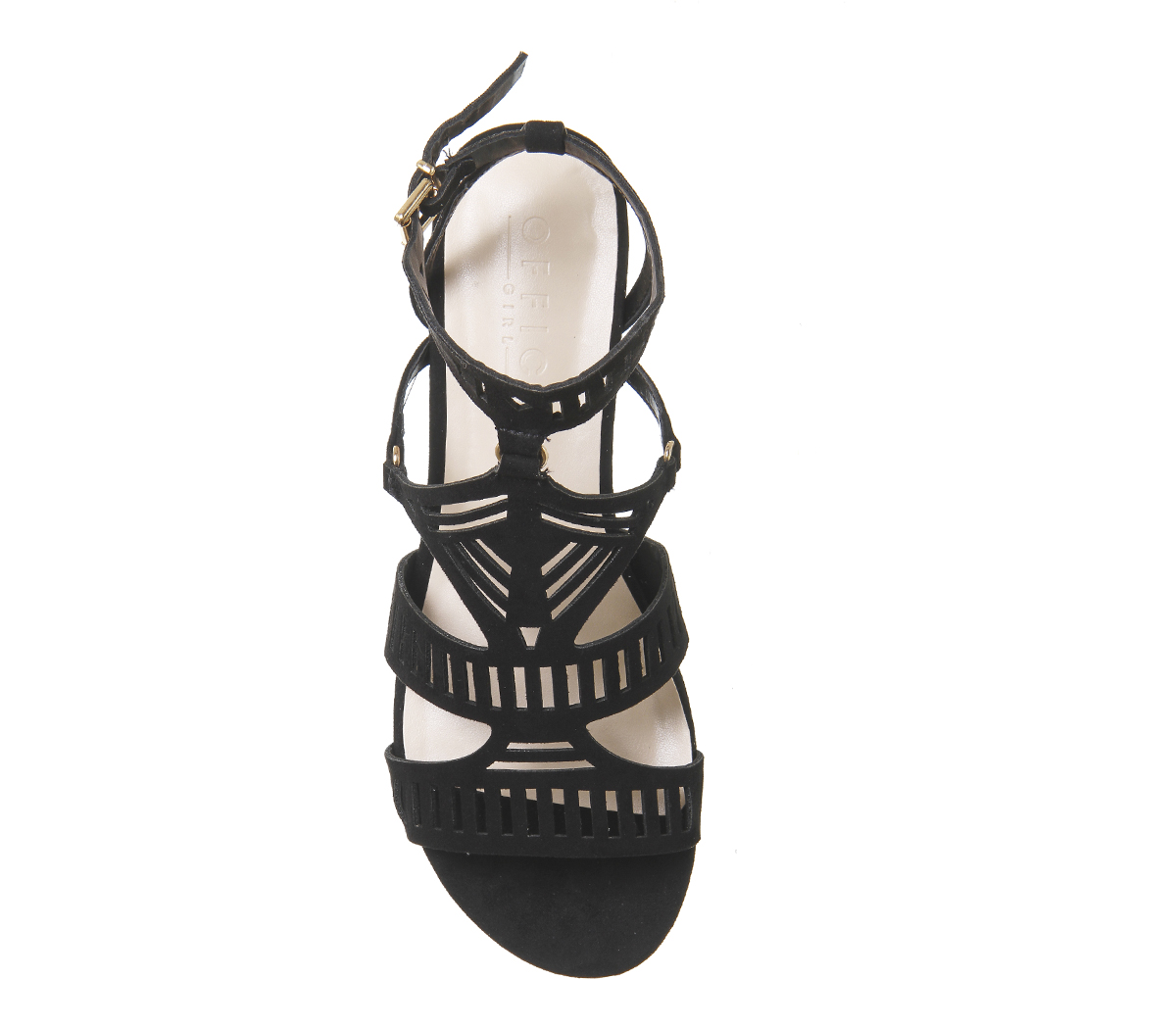 OFFICEBarhop Cut Out SandalsBlack