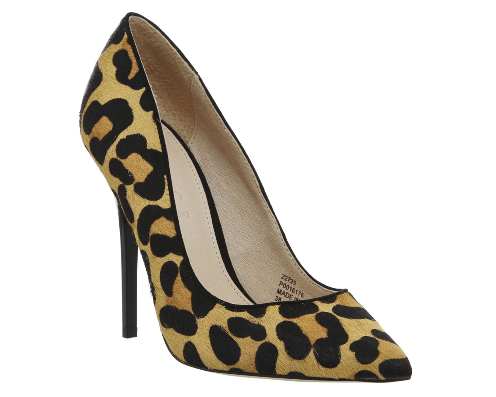Office On Tops Point High Heels Leopard 