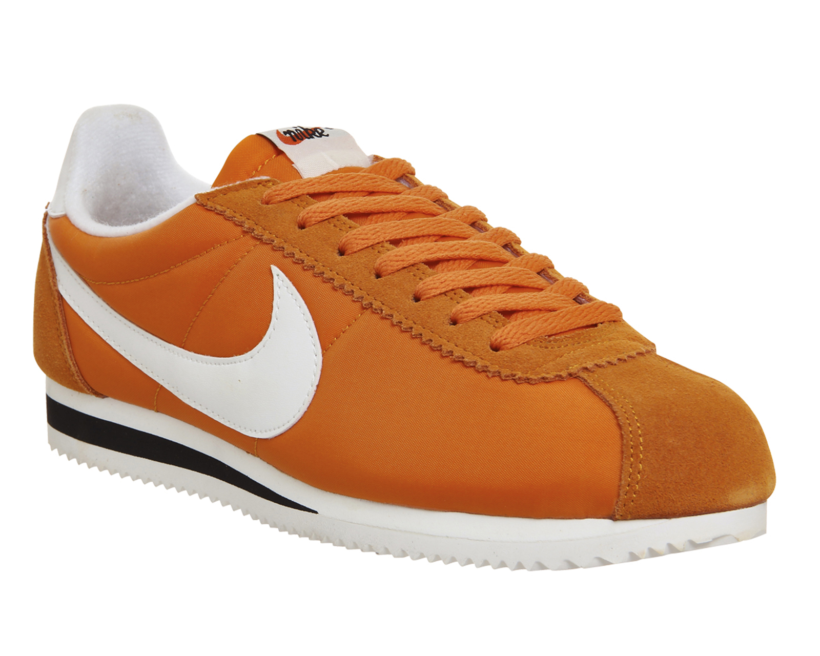 Nike Cortez Nylon Trainers Clay Orange 