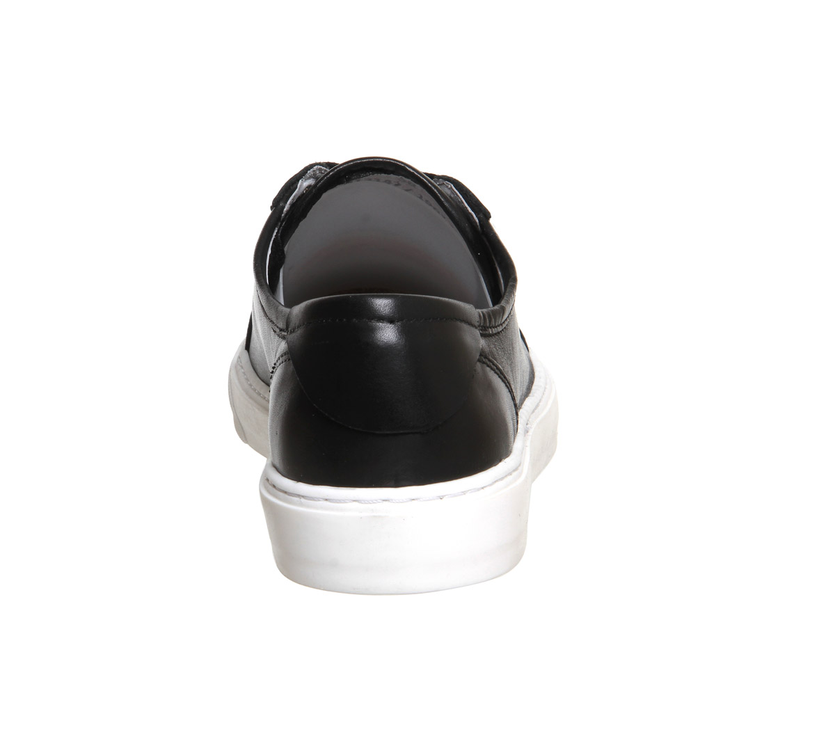 OFFICELibra Point Lace Up TrainerBlack Leather