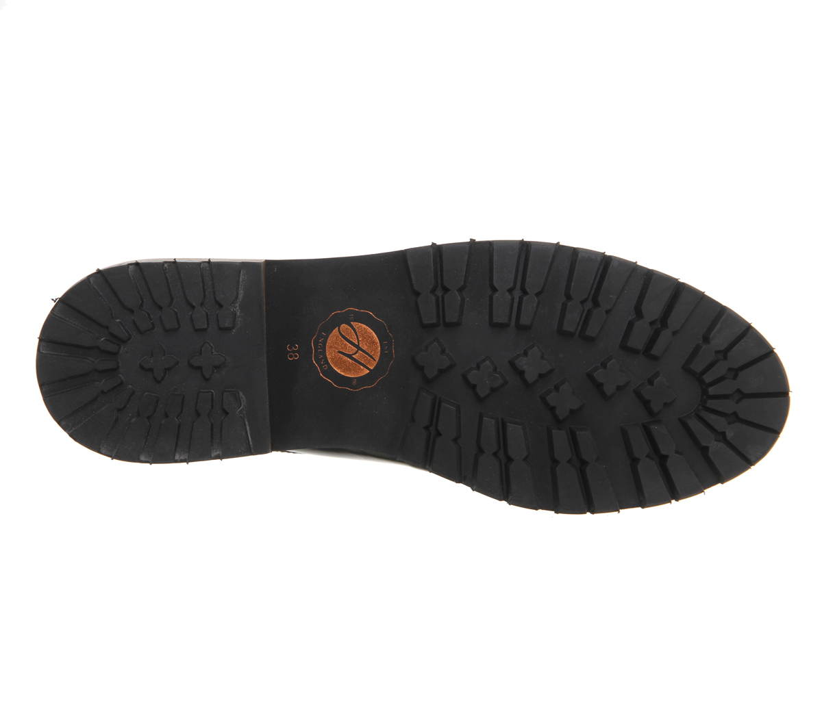 Hudson LondonHollin BroguesBlack Hi Shine Leather