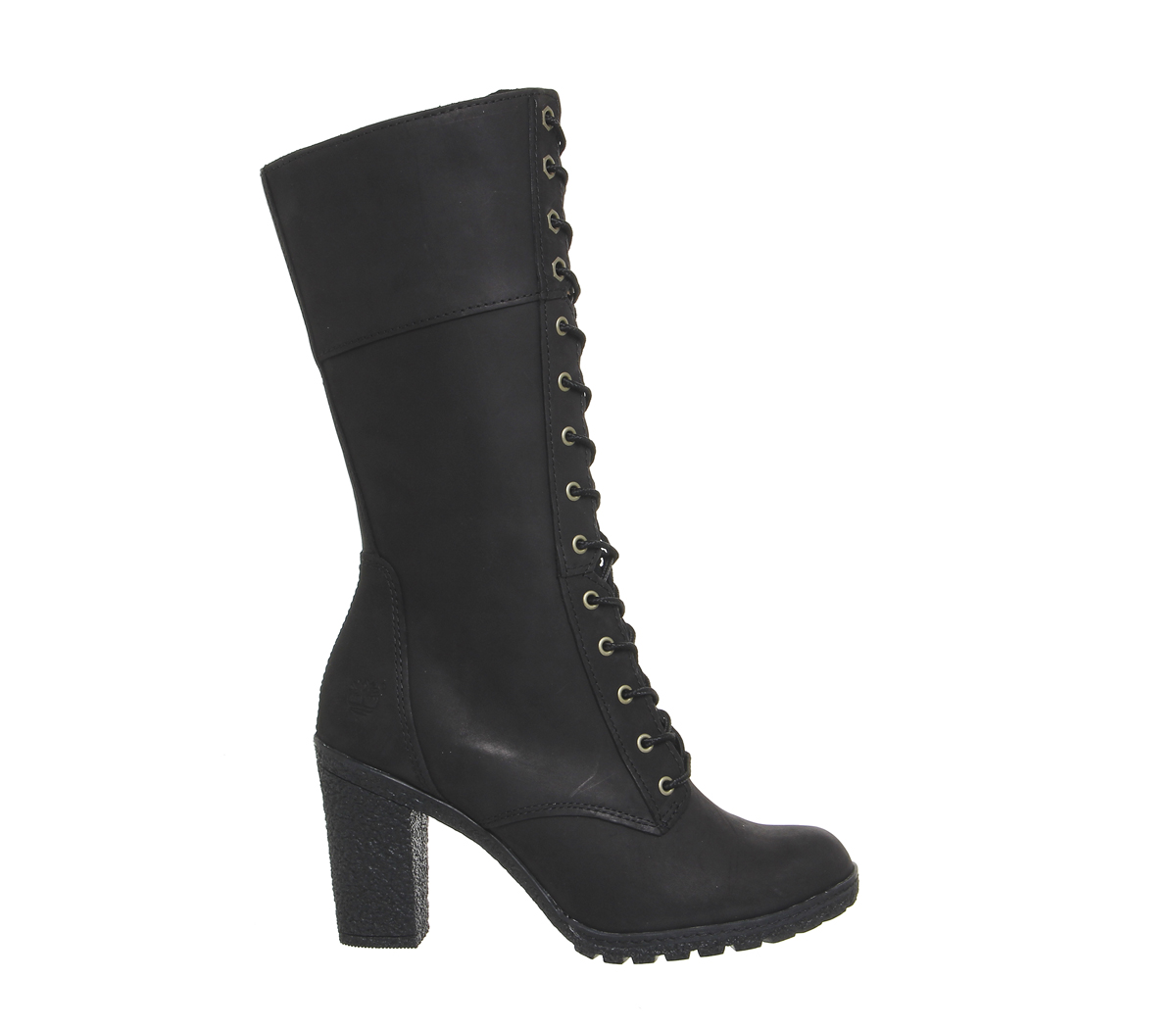 TimberlandGlancy 10 Inch Full Lace BootsBlack Nubuck