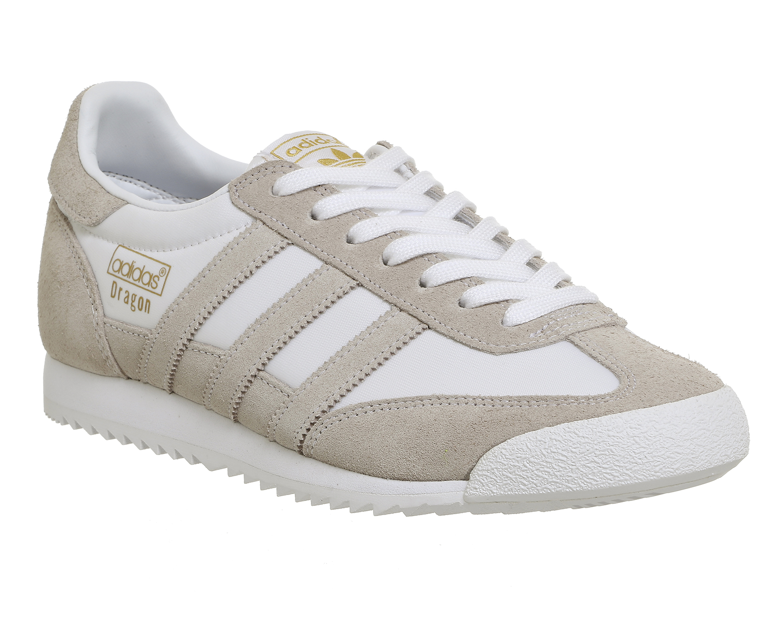 adidas Dragon Trainers Off White Gold Metallic - Hers trainers