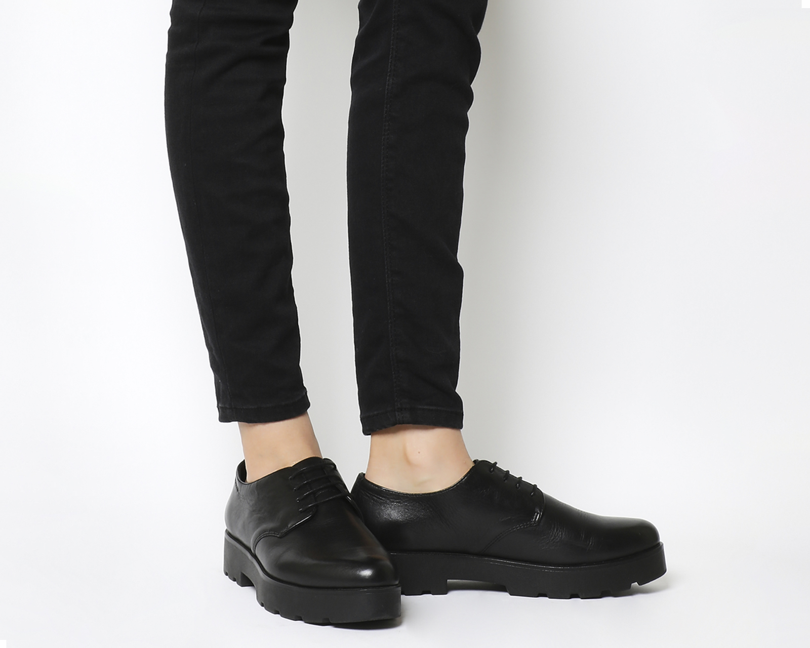 Vagabond Shoemakers Aurora Shoe Black Leather - Mid Heels