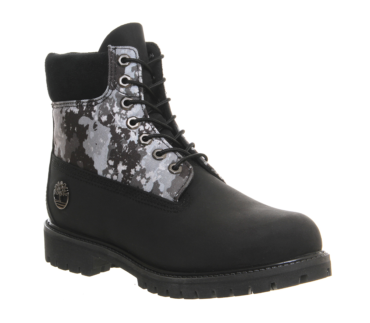 Timberland 6 In Buck Boots Black Camo 