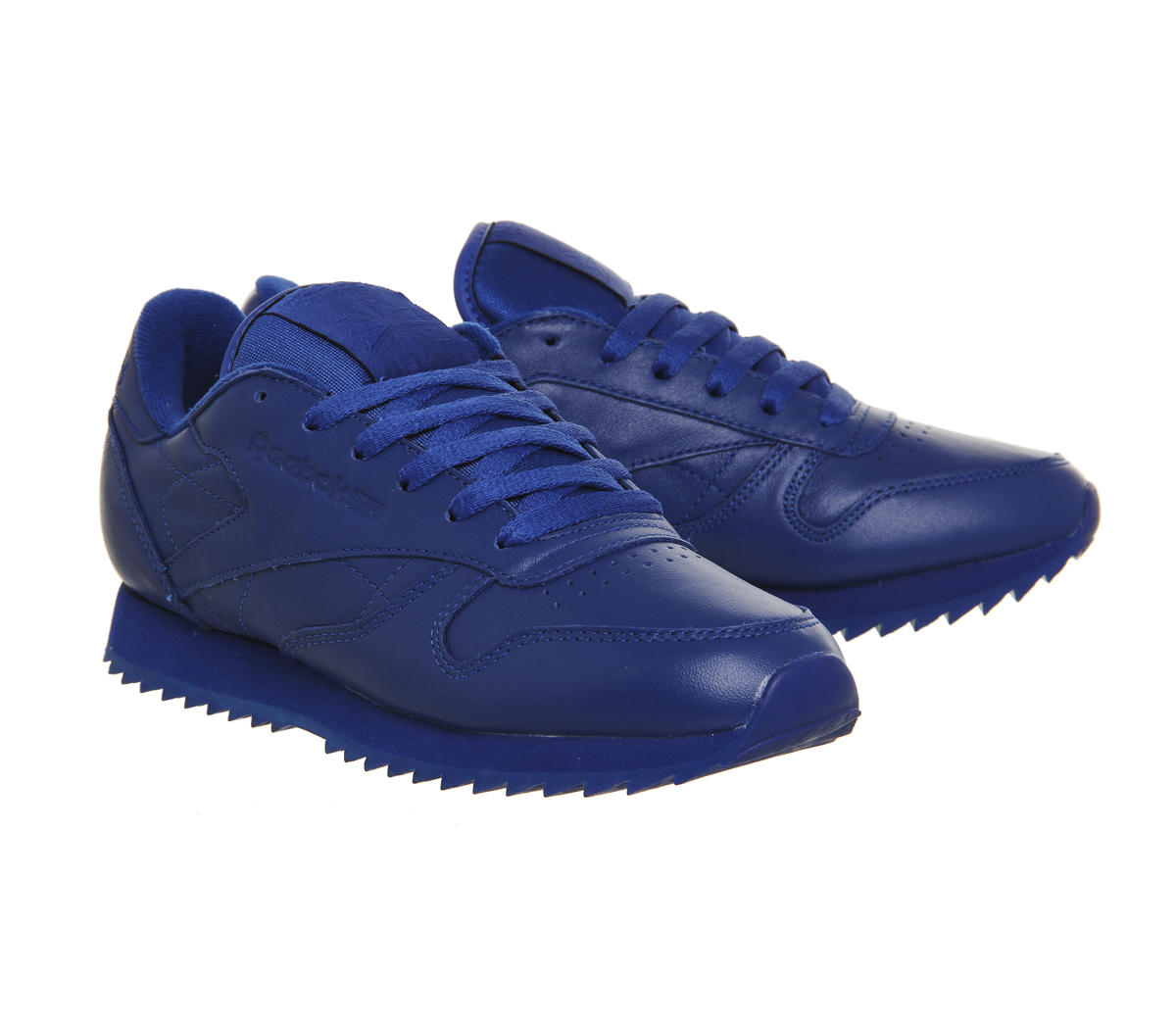 Collegiate Razor Reebok Cl Leather Collegiate Royal Mono Razor - Junior