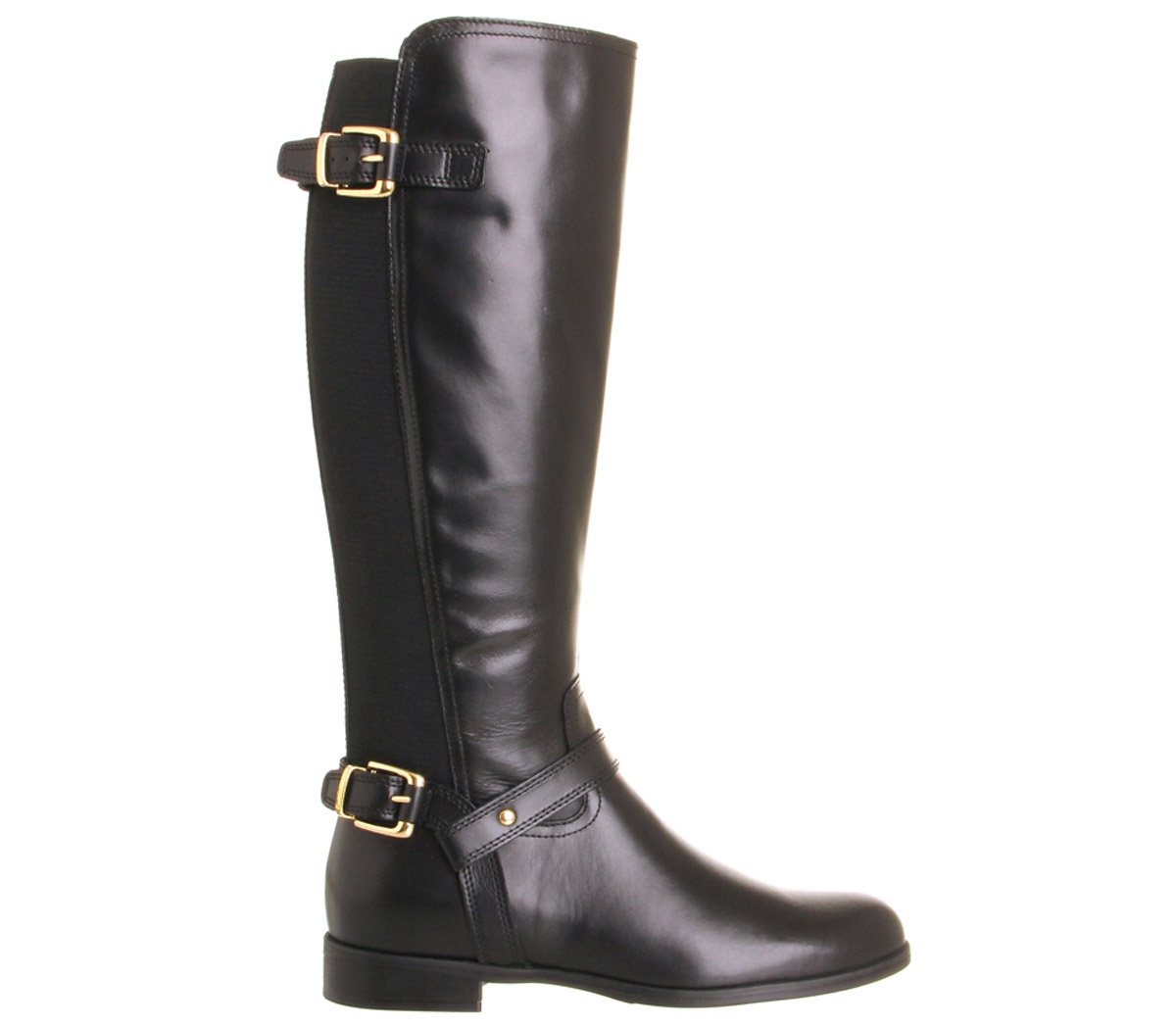 OFFICENinja Stirrup Elastic Back BootsBlack Leather