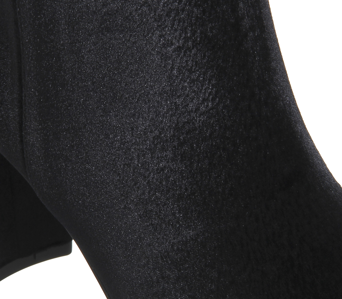 OFFICELiterally High Cut BootsBlack Velvet