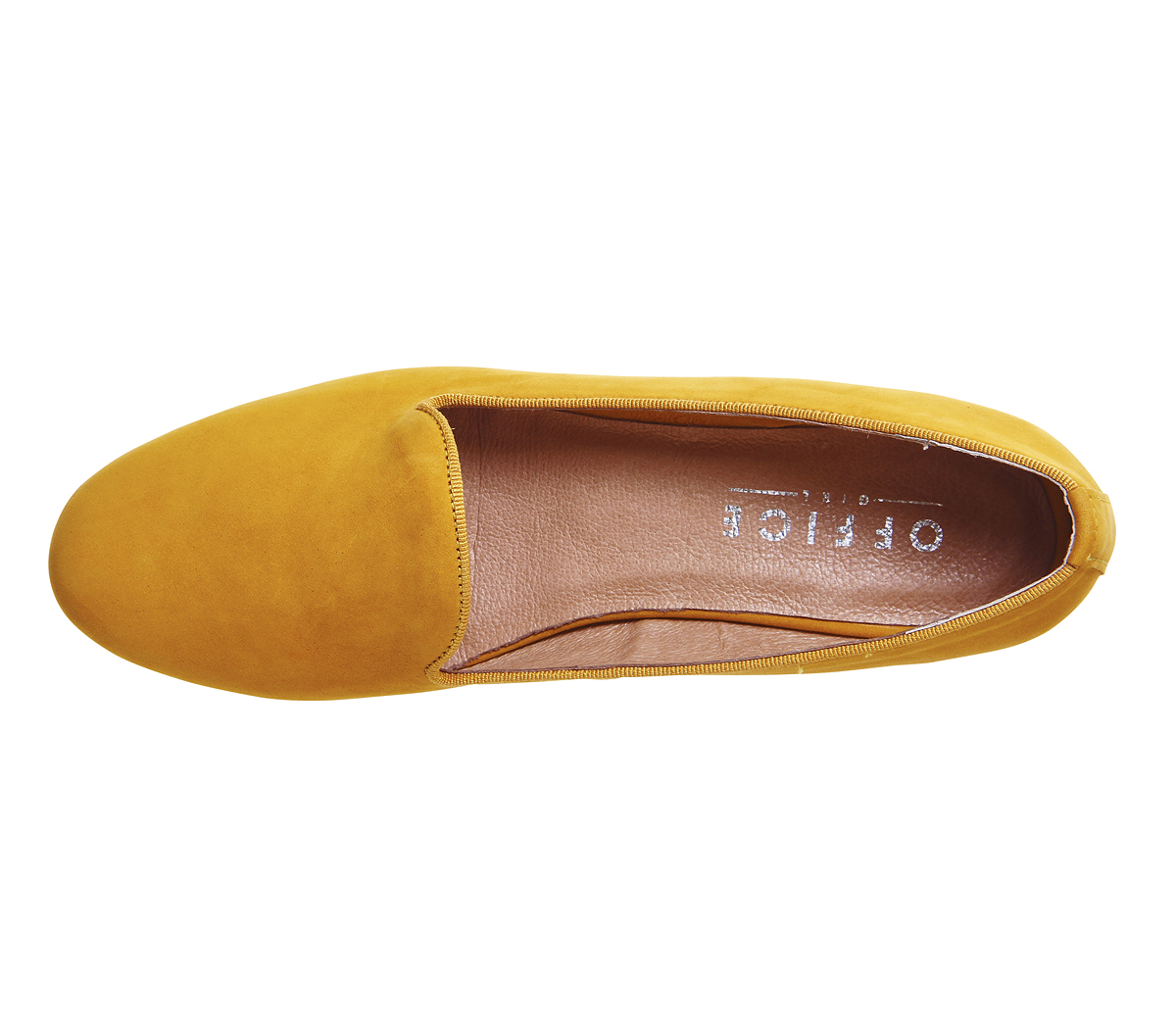 OFFICEDotty Slipper Cut LoafersMustard Nubuck